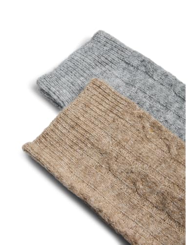 Pieces Pcnonna calzini donna 2 pack grigi cotone