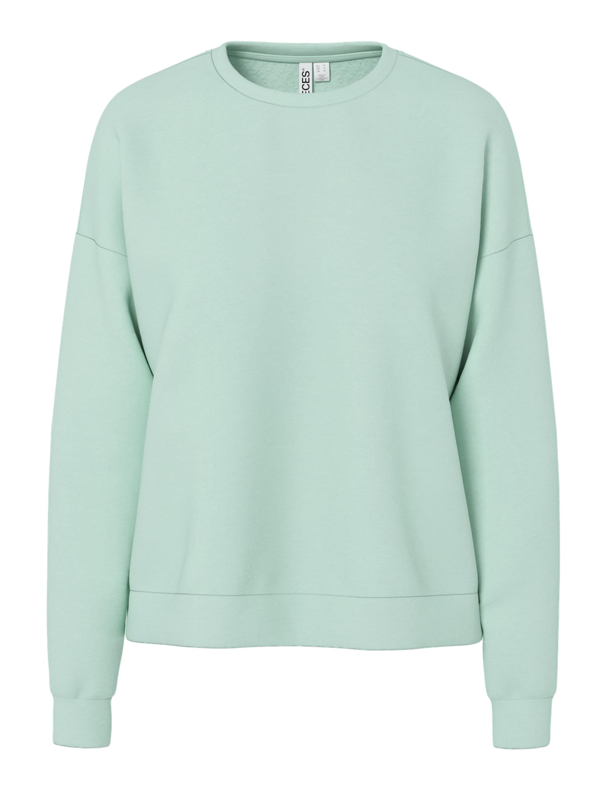 Pieces Pcmichelle Scuba LS Top maglia donna manica lunga