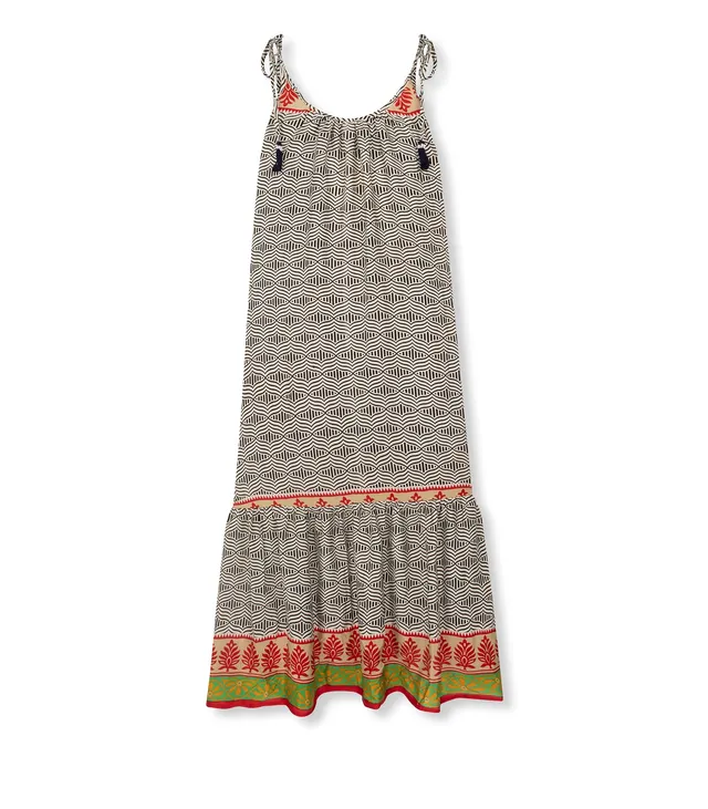 el.residu Myra 36 vestito midi bianco L/XL viscosa