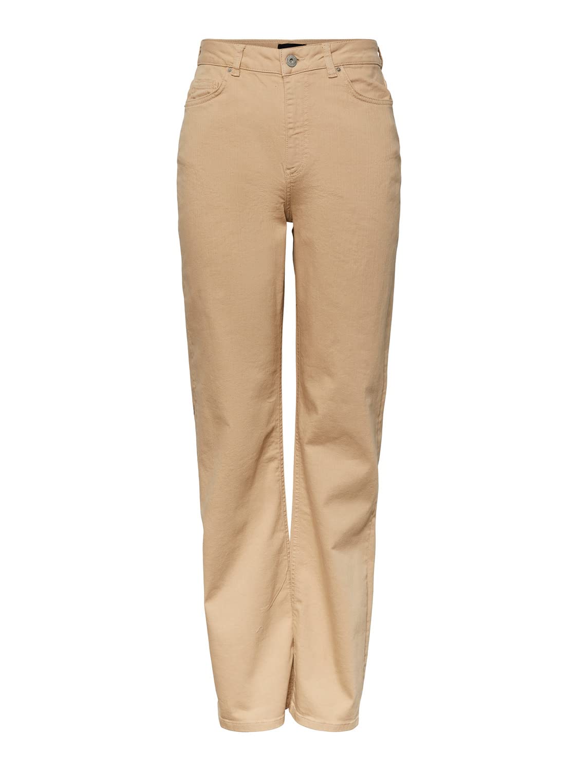 PIECES Pcholly HW Wide Colour Noos BC Jeans Donna Vita Alta