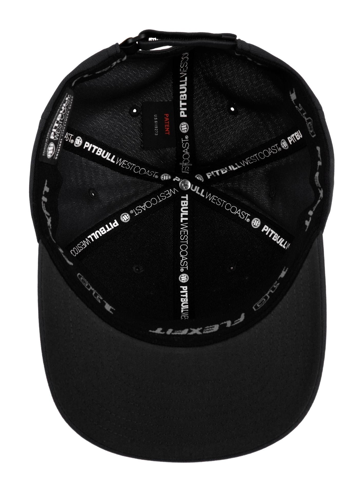 Pitbull Classic Seascape cappellino nero rosso flexfit