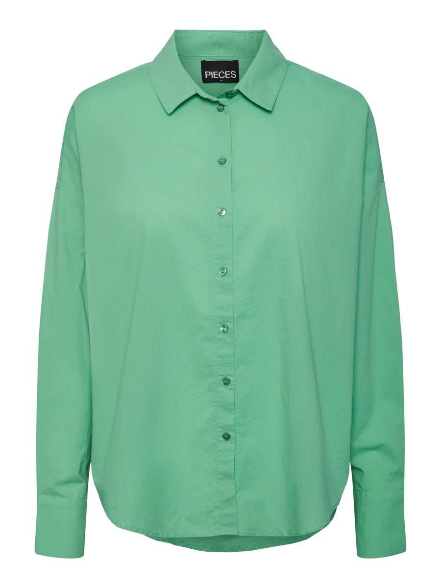 Pieces Pctanne LS Loose Noos BC camicia donna manica lunga