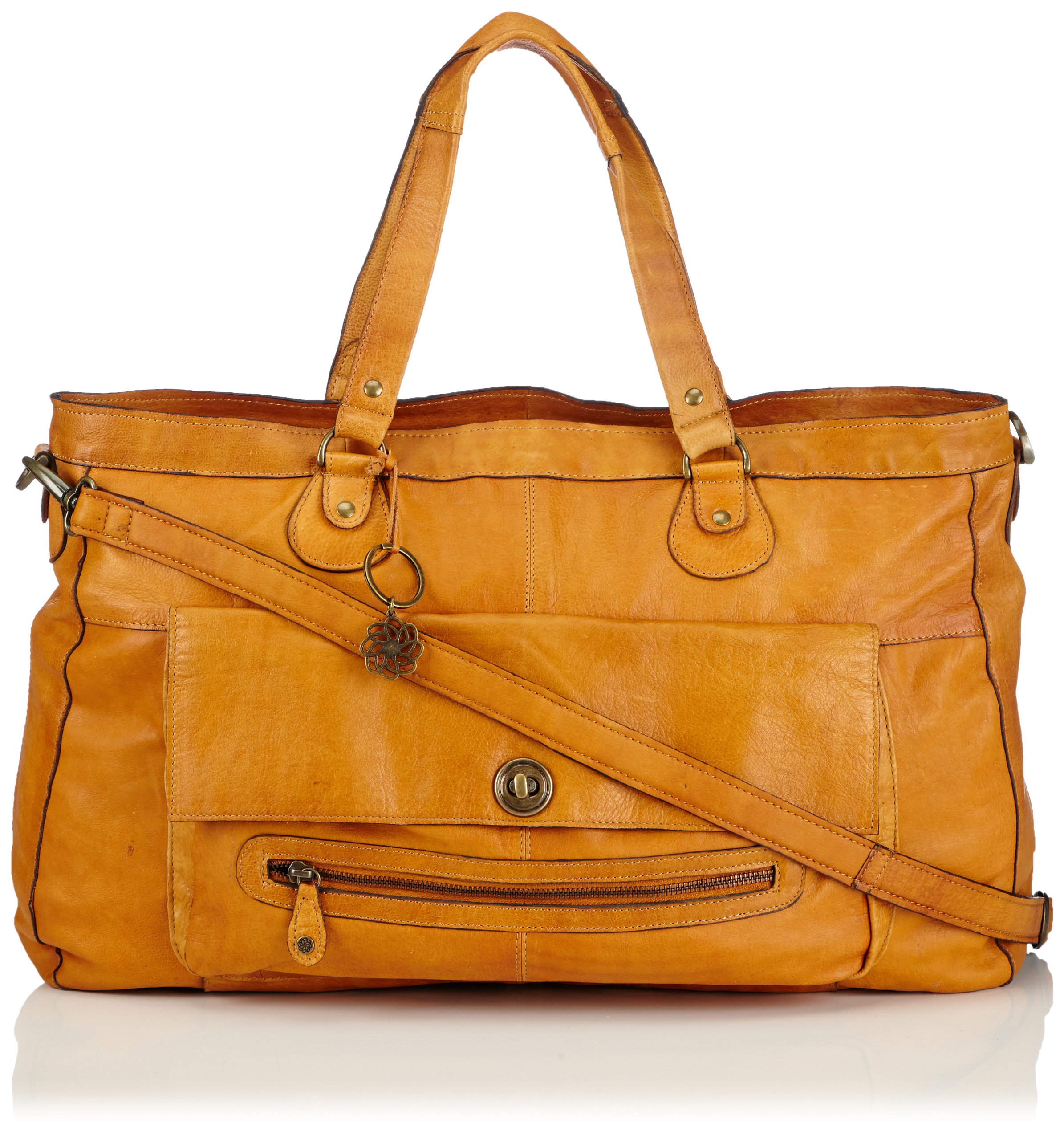 Pieces Totally Royal borsa pelle donna nera