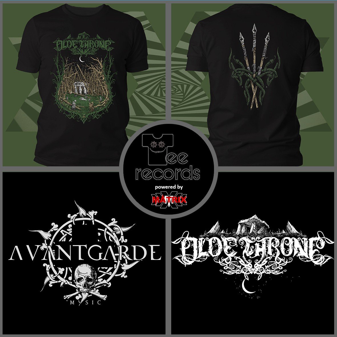 Matrix Music Store Olde Throne Most Elder Day t-shirt cotone organico