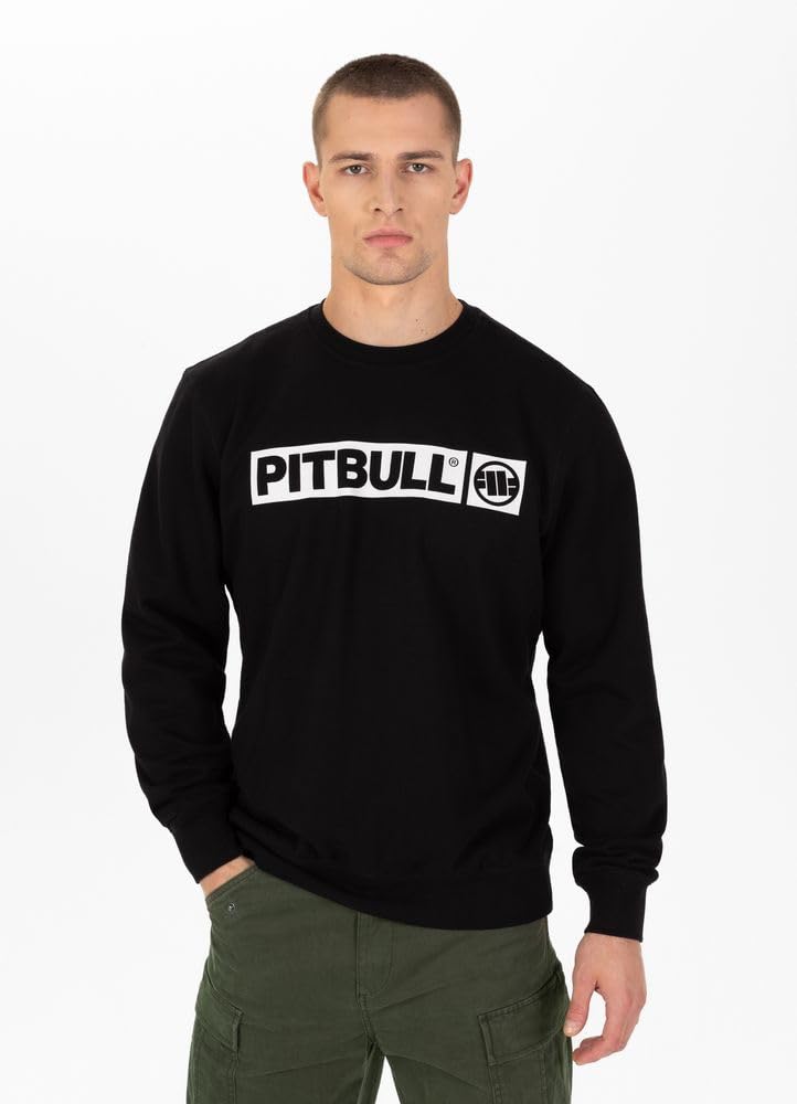 Pitbull Terry Hilltop felpa girocollo uomo M in cotone