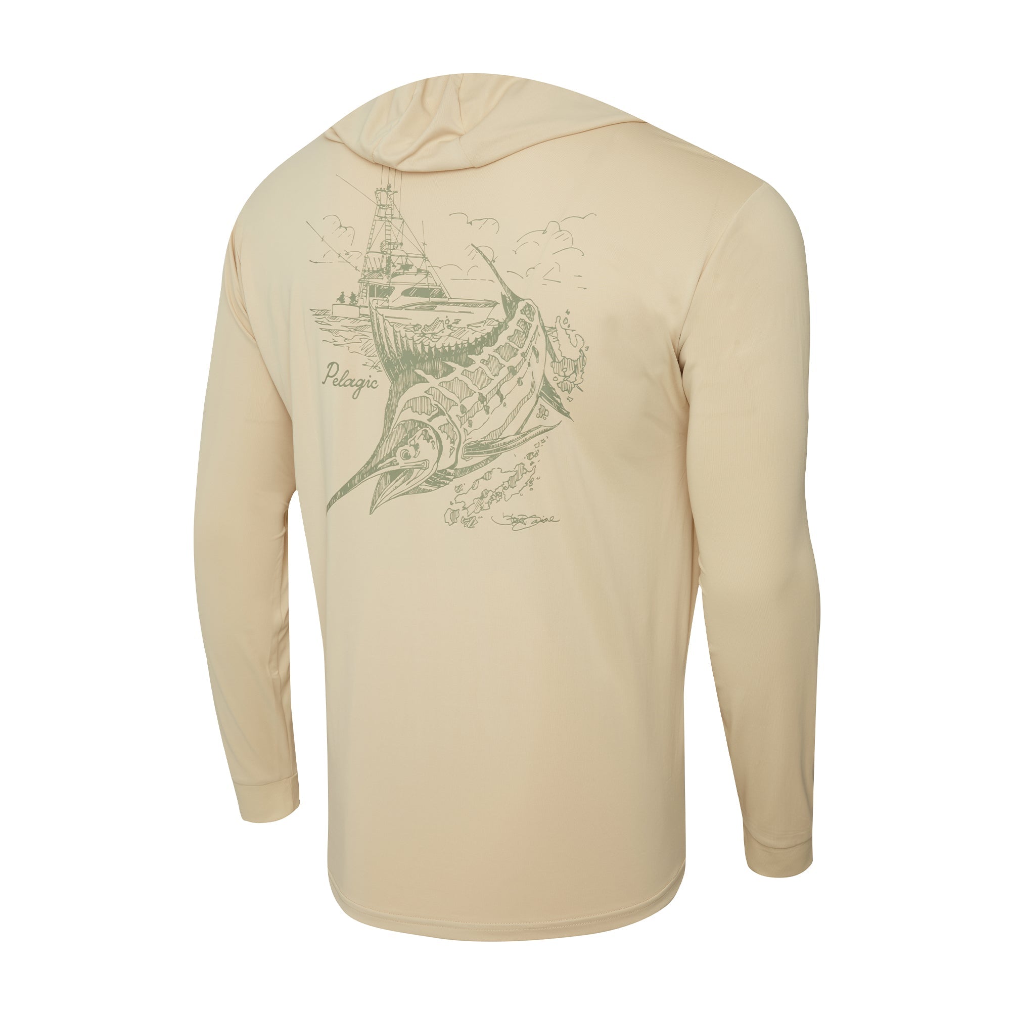 Pelagic Aquatek Goione maglia pesca sabbia UPF 50+