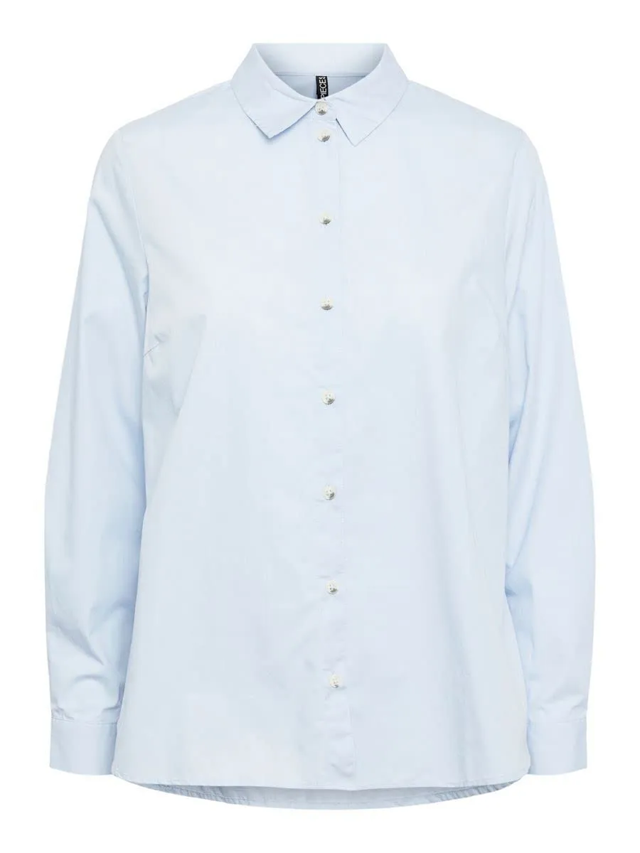 Pieces Pcofelia camicia donna kentucky blue taglia L cotone