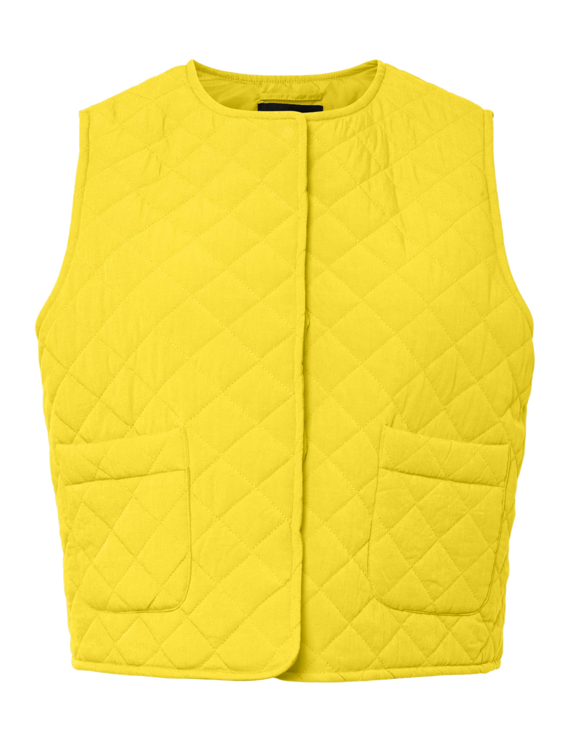 Pieces Pcsaria gilet trapuntato corto donna trench uso quotidiano