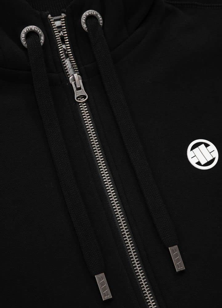 Pitbull West Coast Logo Piccolo felpa zip grigia cotone