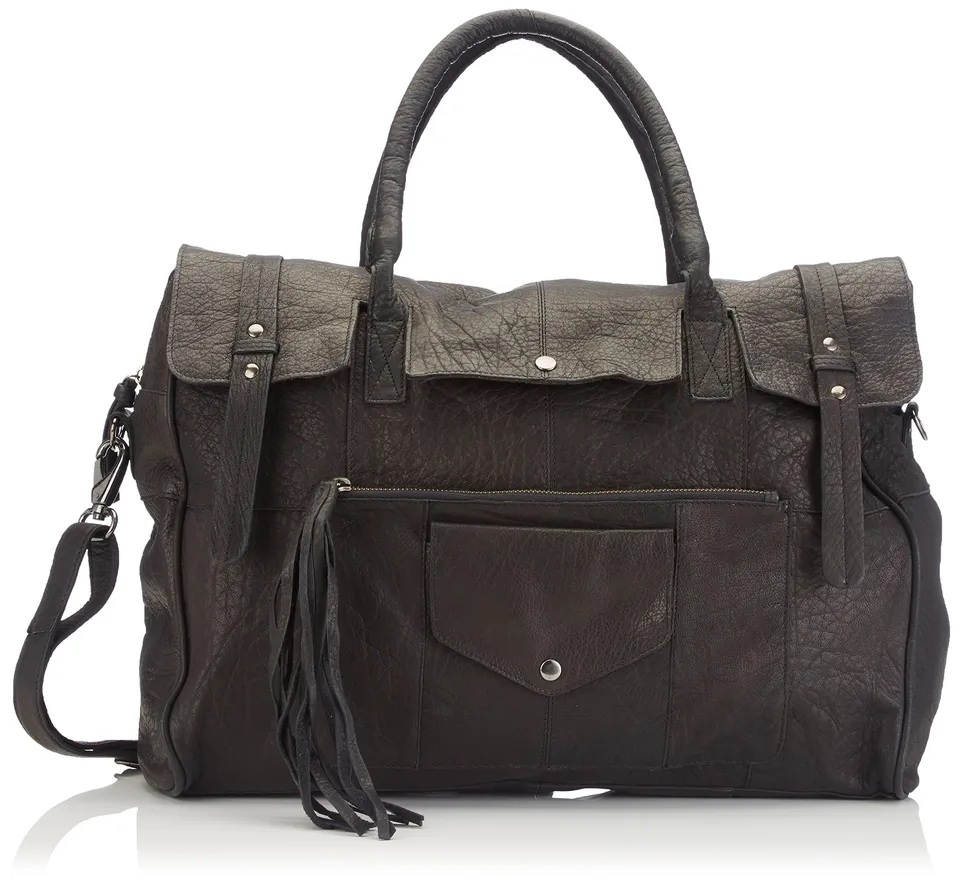 Pieces Pcrancy borsa donna pelle nera