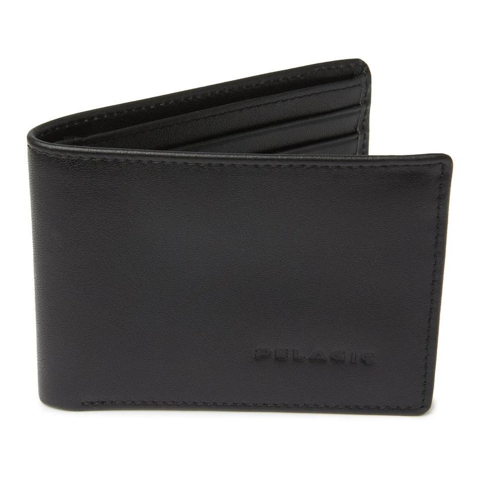 Pelagic Charter portafoglio pelle nero vera pelle
