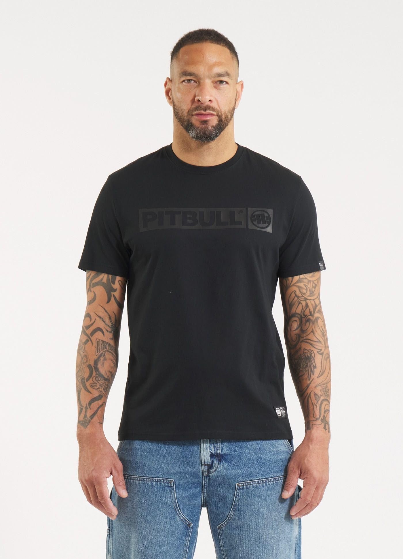 Pitbull Hilltop t-shirt uomo nera L in cotone