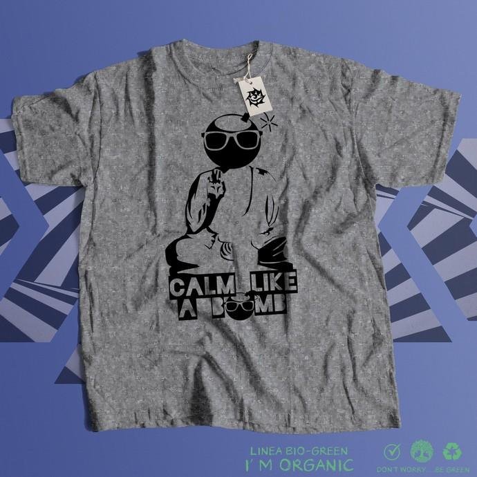 Matrix Music Store Tribe-Tee M4U Calm Like A Bomb t-shirt cotone