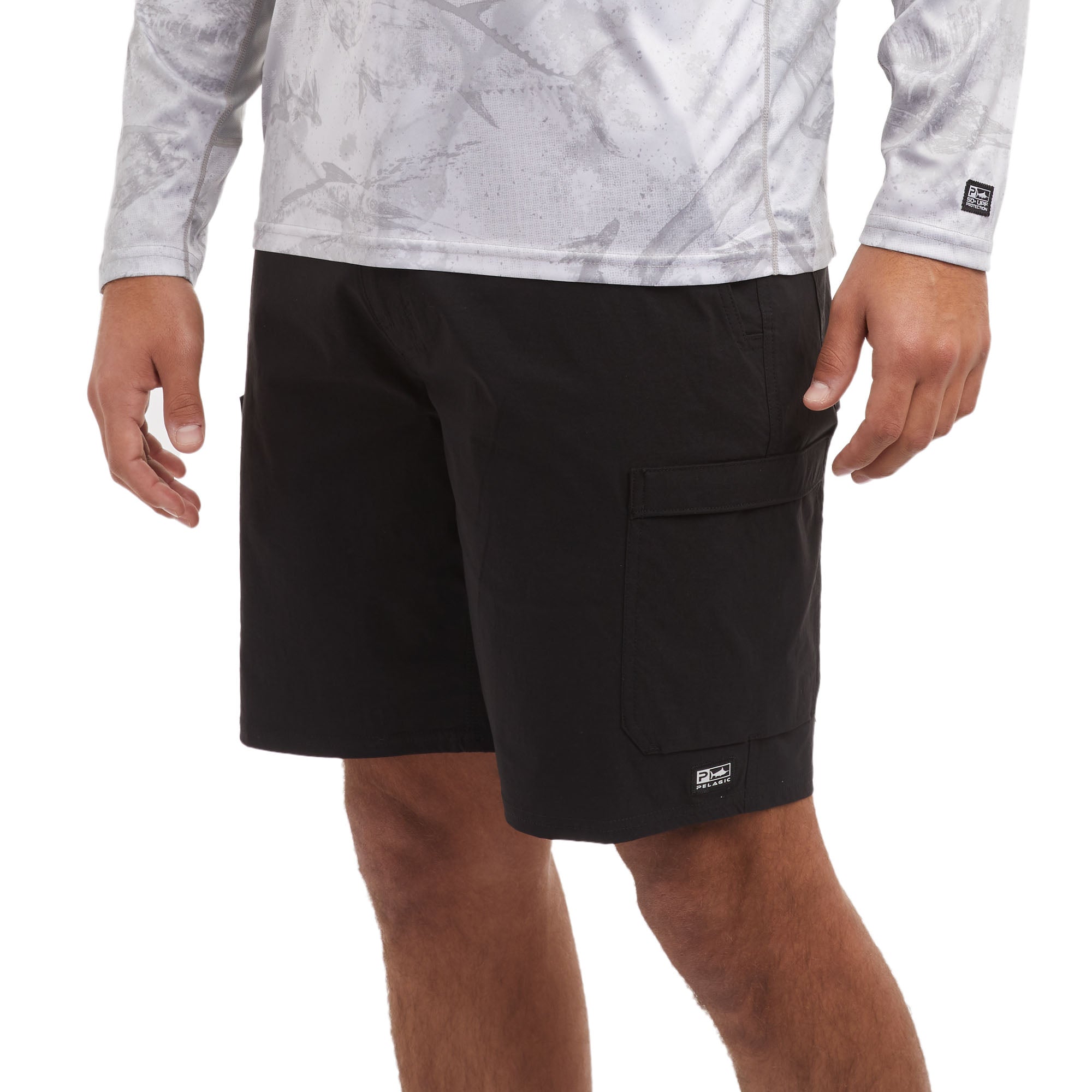 Pelagic Madeira Cargo pantaloncini nero idrorepellenti