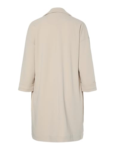 Pieces Pcdaisy 3/4 Coatigan cardigan argento S maniche 3/4