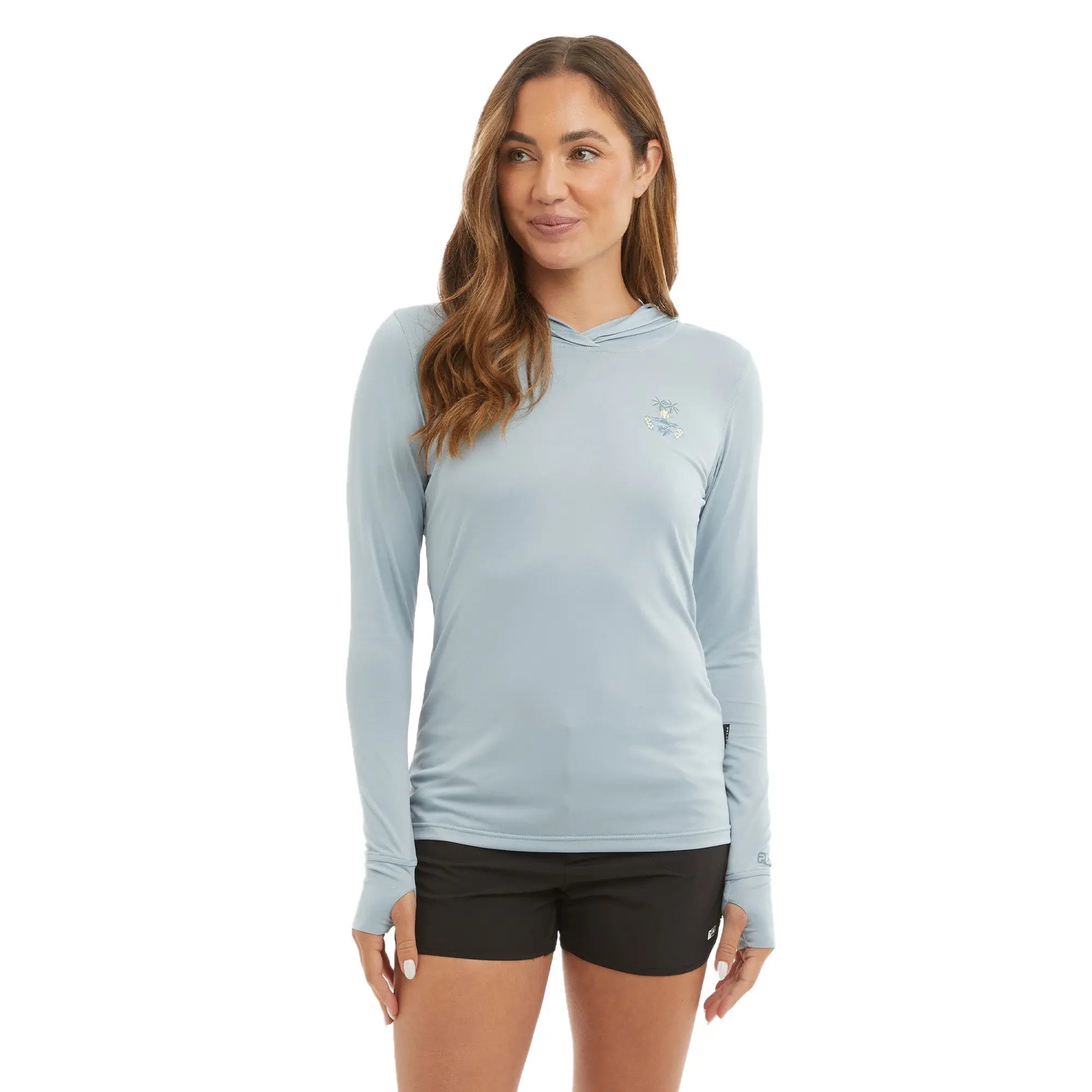 Pelagic Aquatek Isla Tortuga maglia pesca Slate UPF 50+