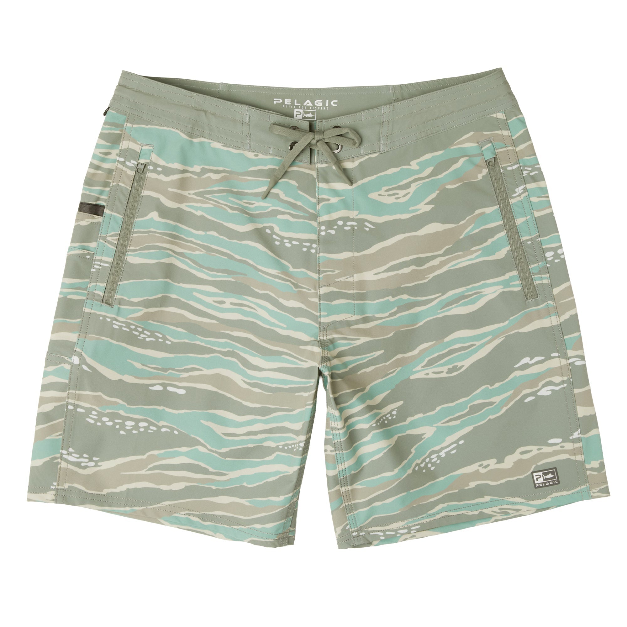 Pelagic Leaderman boardshort pesca mangrove mimetico