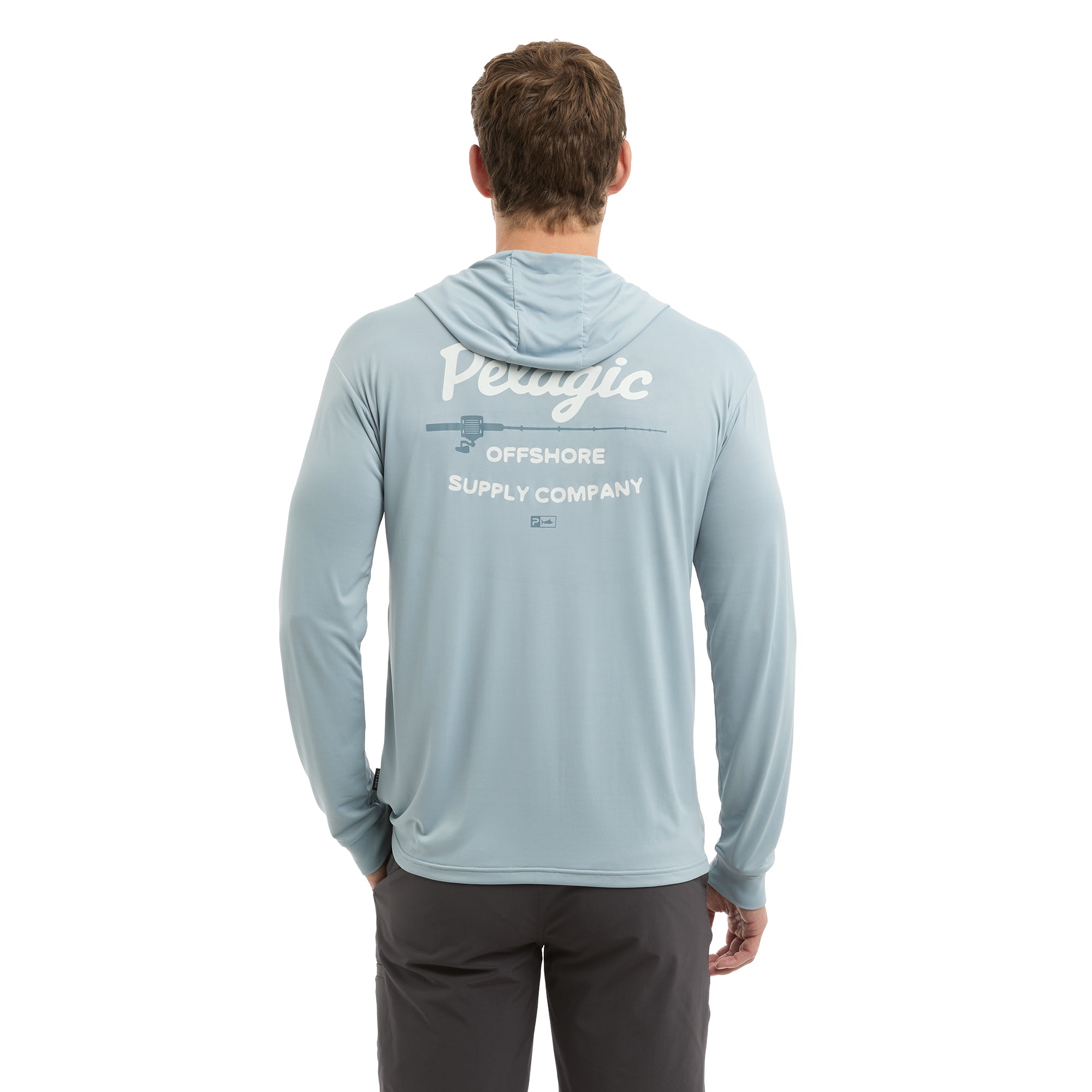 Pelagic Aquatek Rodney maglia pesca UPF 50+ grigio ardesia