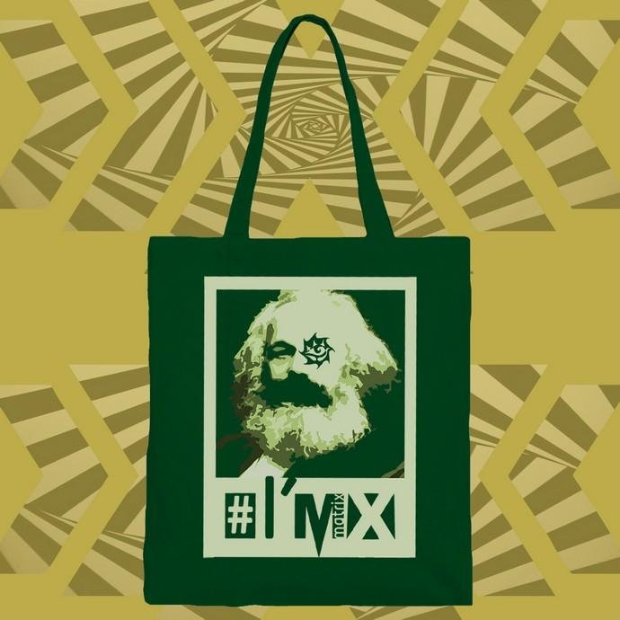 Matrix Music Store I'm X Marx 1 tote bag cotone organico