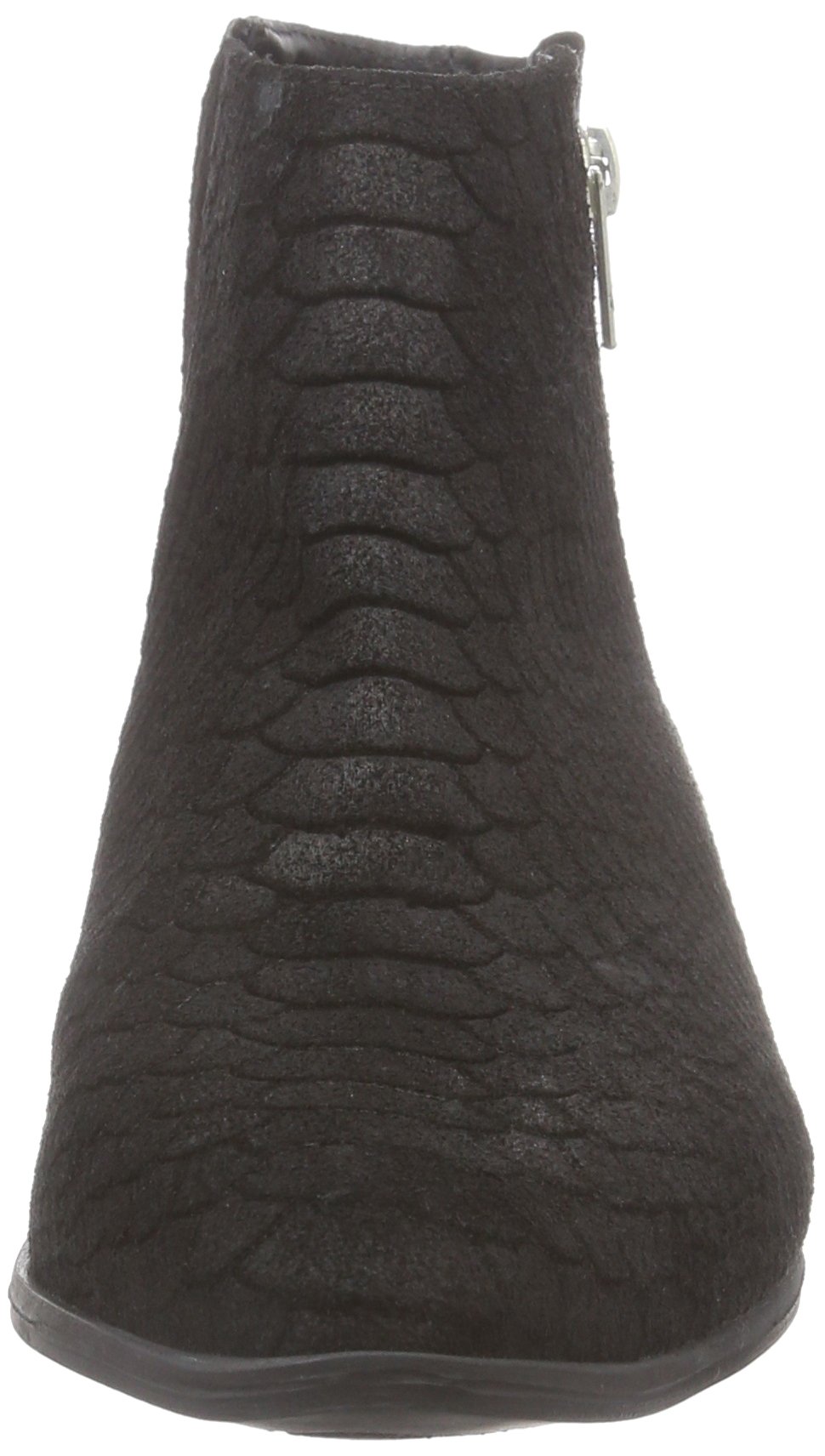 Pieces Psutara Suede Zipper Boot stivali neri