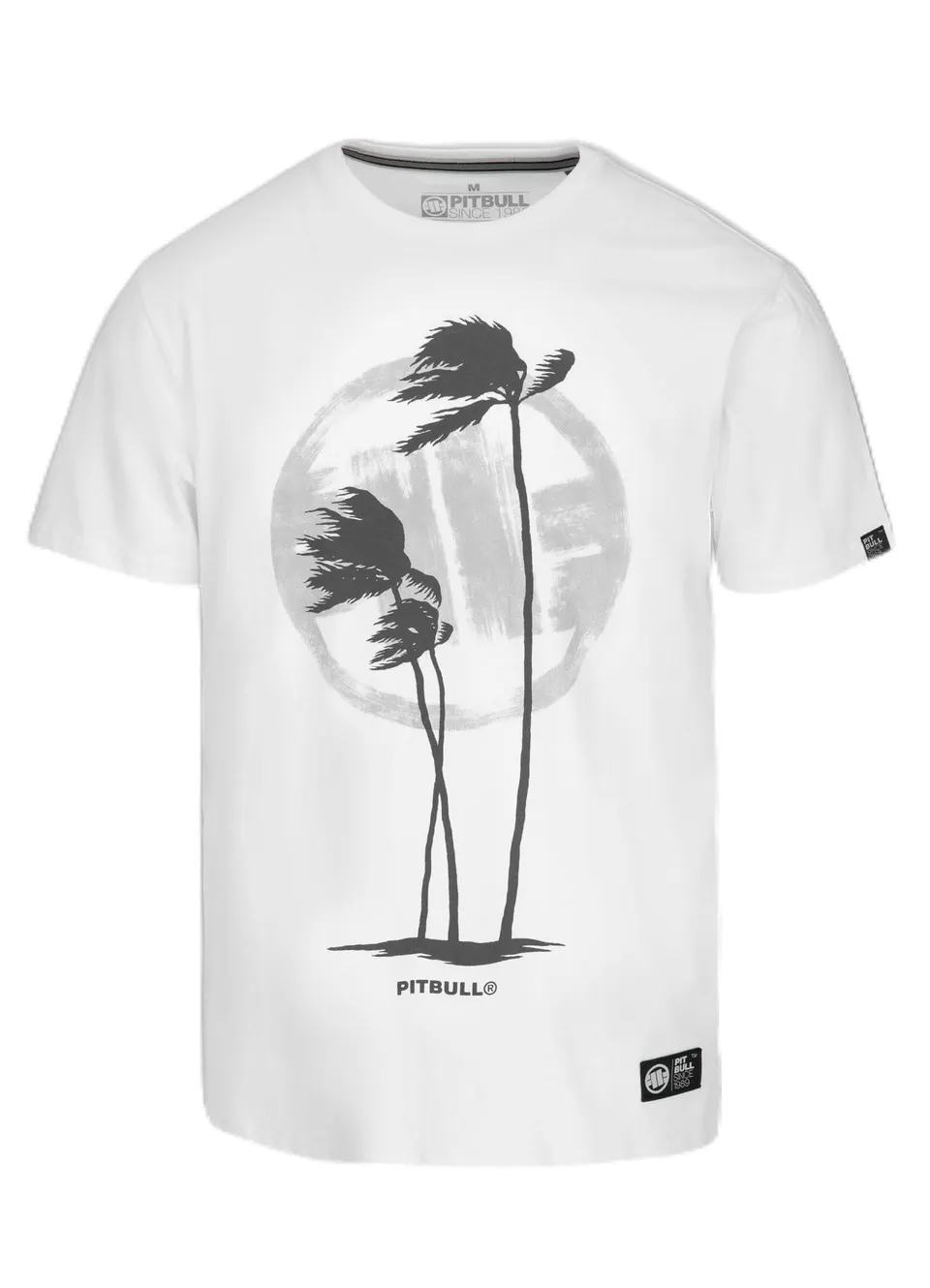 Pitbull Palms maglietta uomo cotone stampa palme