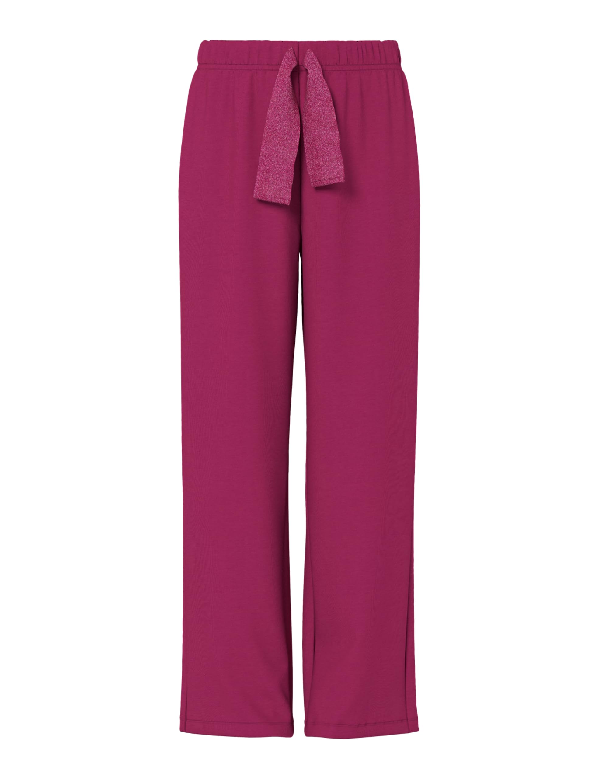 Pieces Pcchilli Wide Glitter pantaloni tuta donna glitter