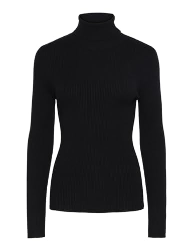 Pieces Pcmira Rollneck maglione dolcevita donna collo alto