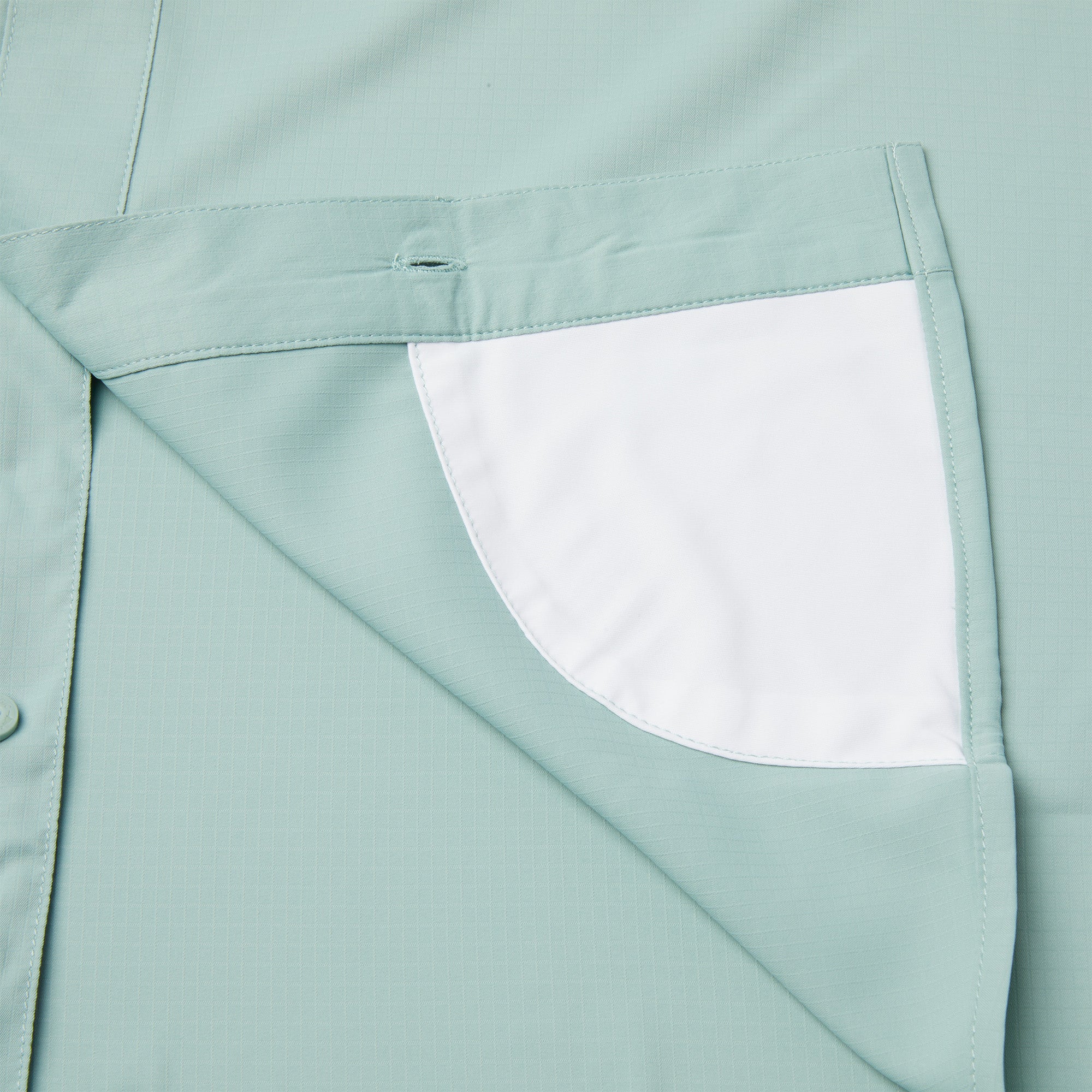 Pelagic Keys camicia uomo manica corta Salvia traspirante