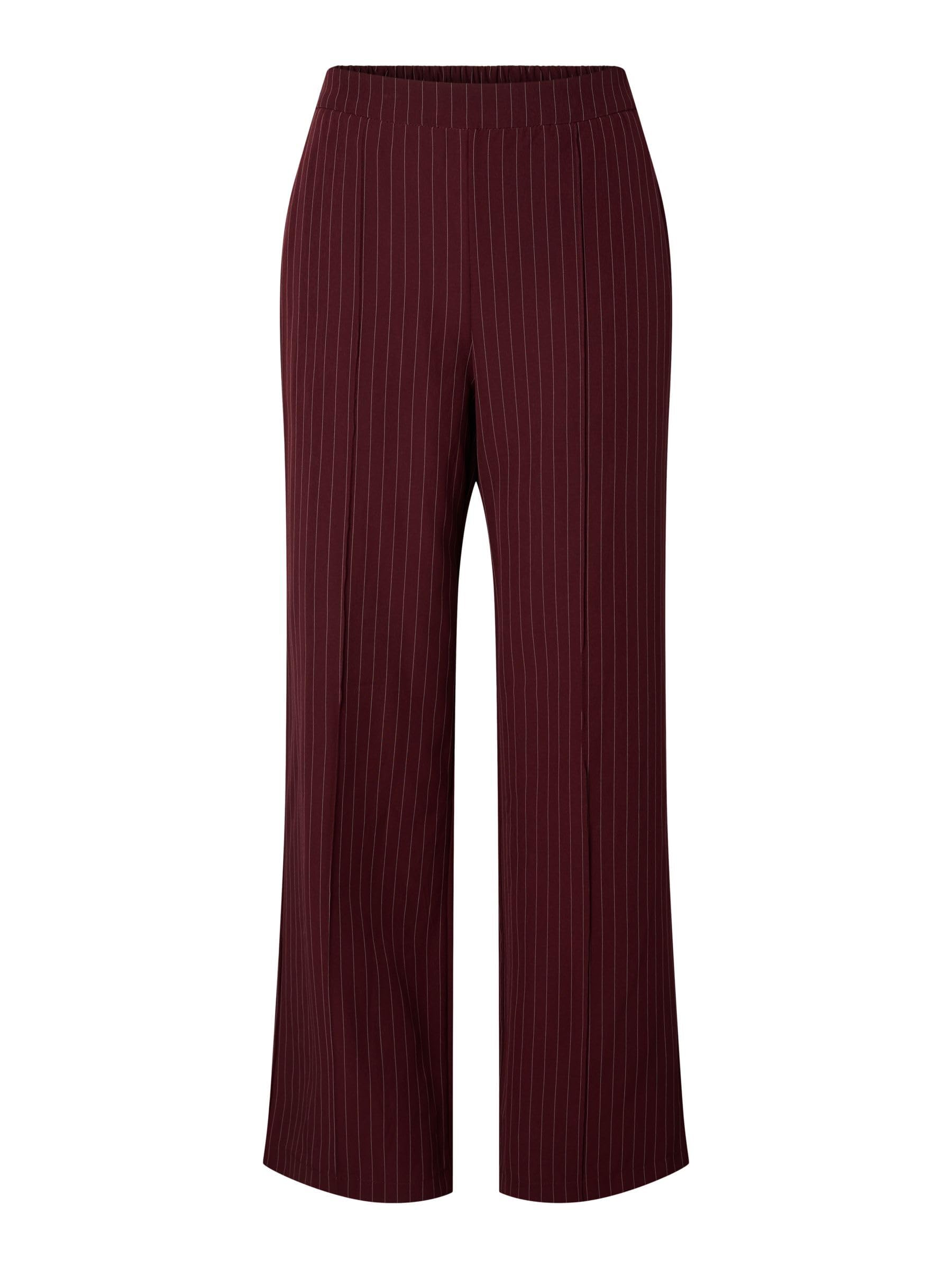 Pieces Pcbozzy HW Wide pantaloni donna a righe vita alta
