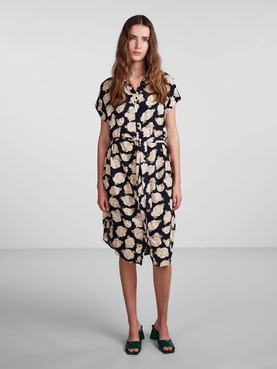 Pieces Pcnya SS Shirt vestito donna Sky Captain
