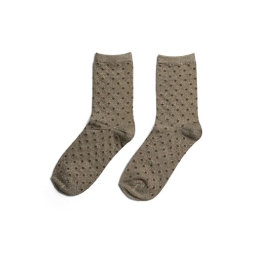PIECES Pcsebby Glitter Long Pattern Noos calzini tè taglia unica
