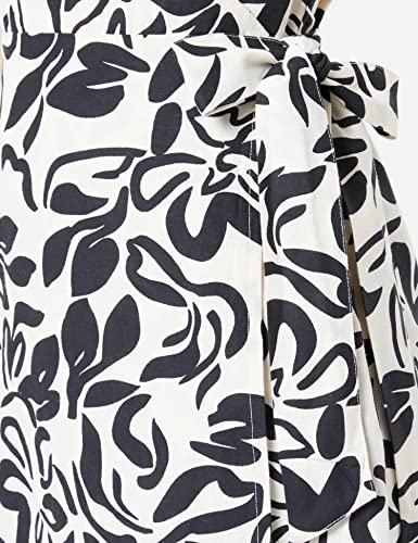 Pieces Pclarisa Wrap Linen vestito donna XL corto avvolgente lino