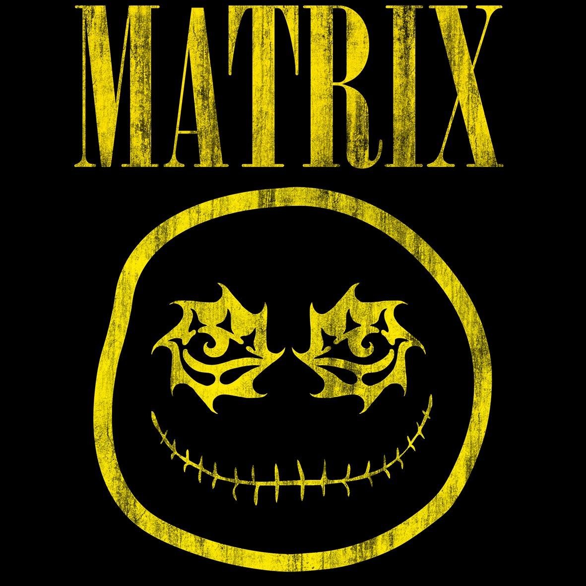 Matrix Smile Vintage t-shirt cotone unisex stampa digitale