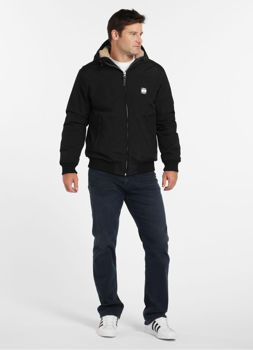 Pitbull Elkwood III giacca invernale uomo nero cappuccio