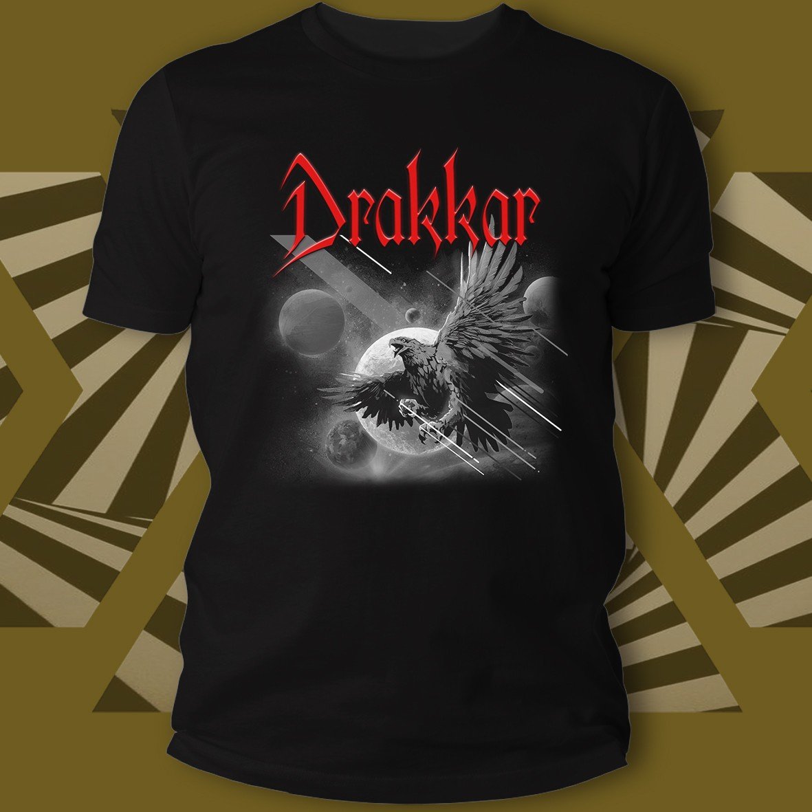 Drakkar Spread Your Wings t-shirt cotone organico bianca