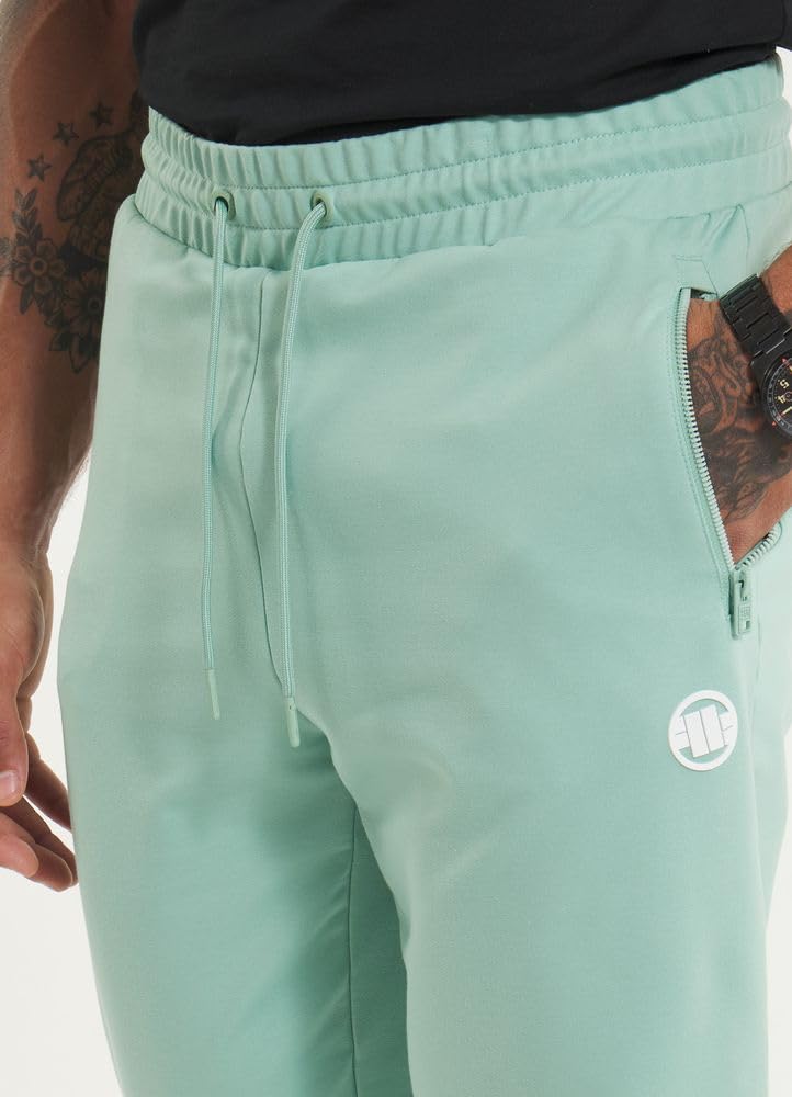 Pitbull Nugget pantaloni tuta uomo gamba affusolata tasche zip