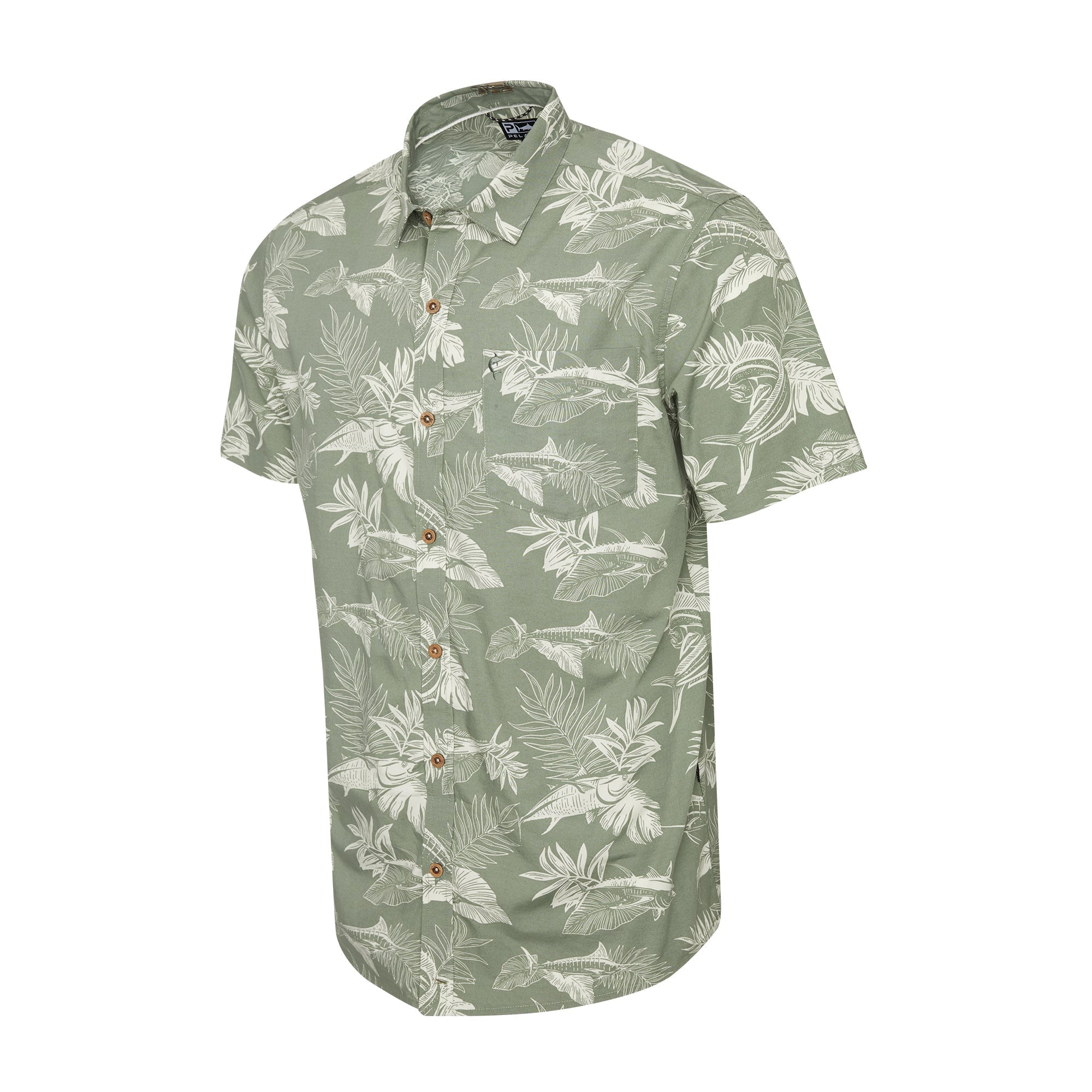 Pelagic Knockdown camicia uomo Mangrove UPF 50+