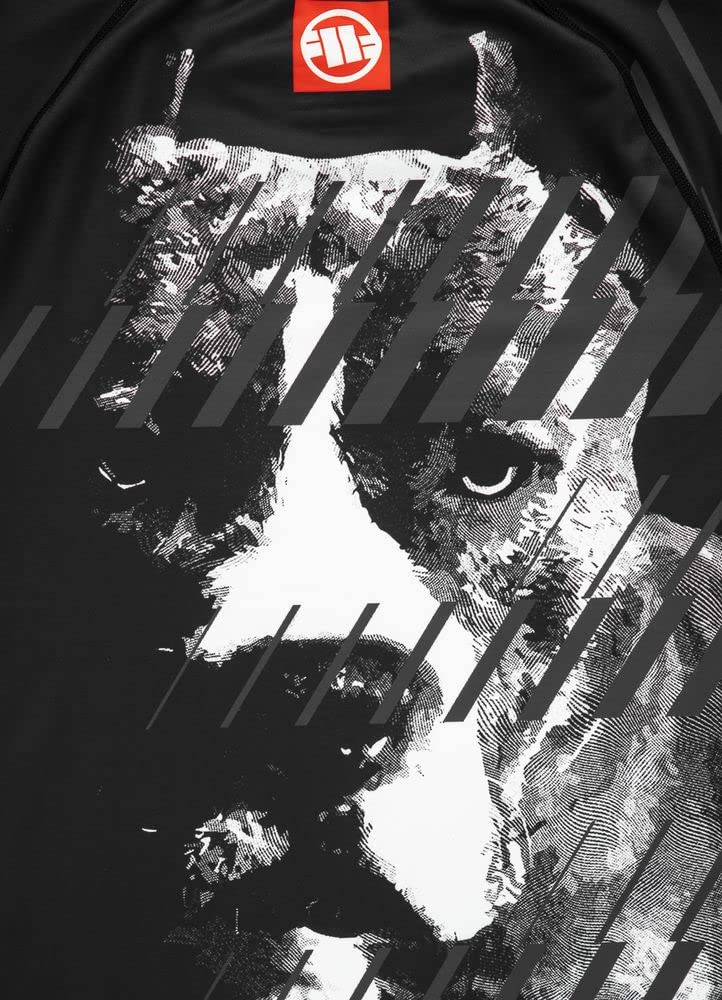 Pit Bull West Coast Street Dog rashguard maniche lunghe aderente