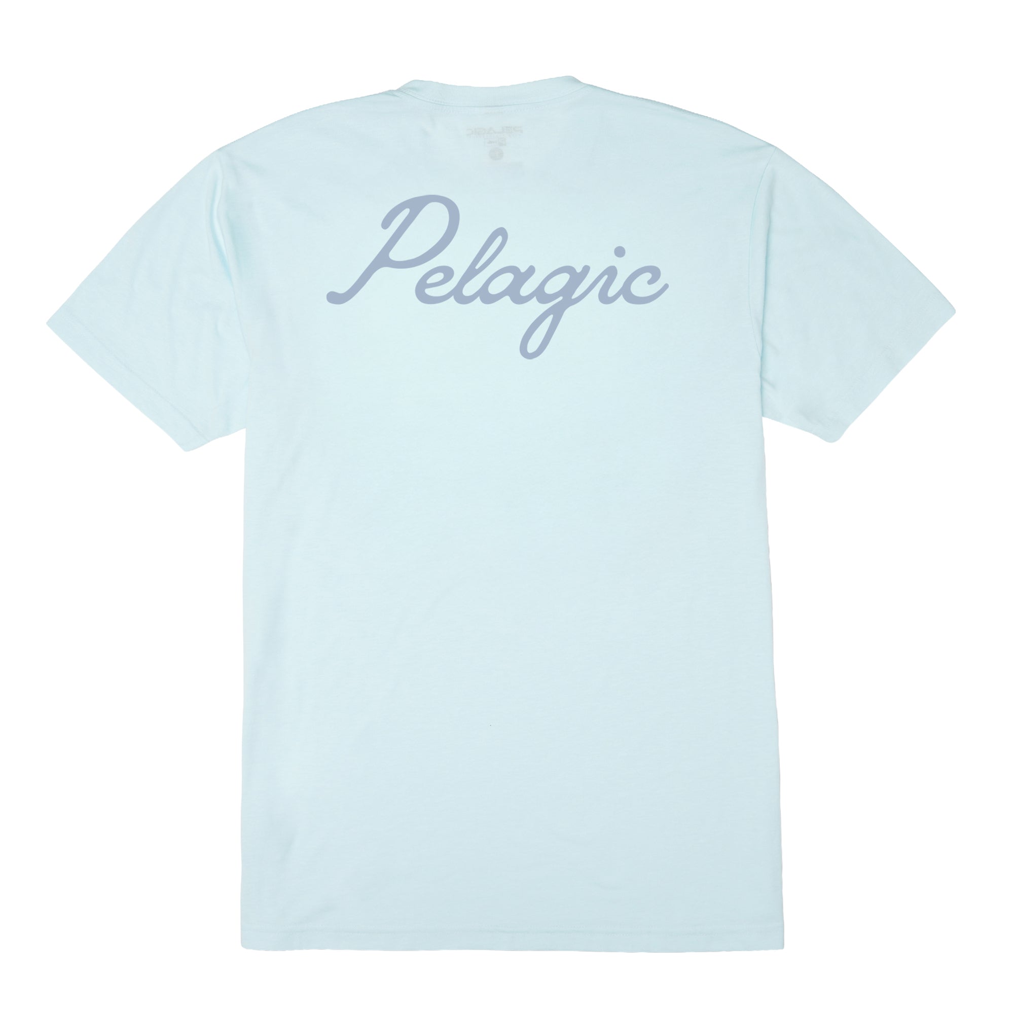 Pelagic Lines In maglietta uomo azzurra triblend