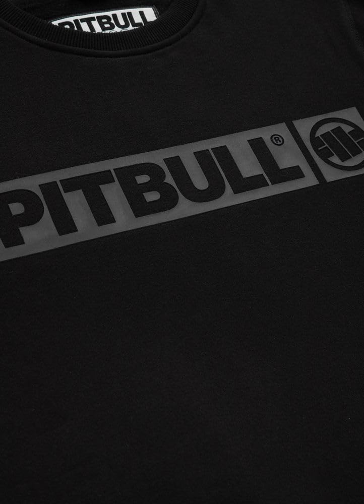 Pit Bull West Coast Hilltop felpa uomo nera in cotone XXL