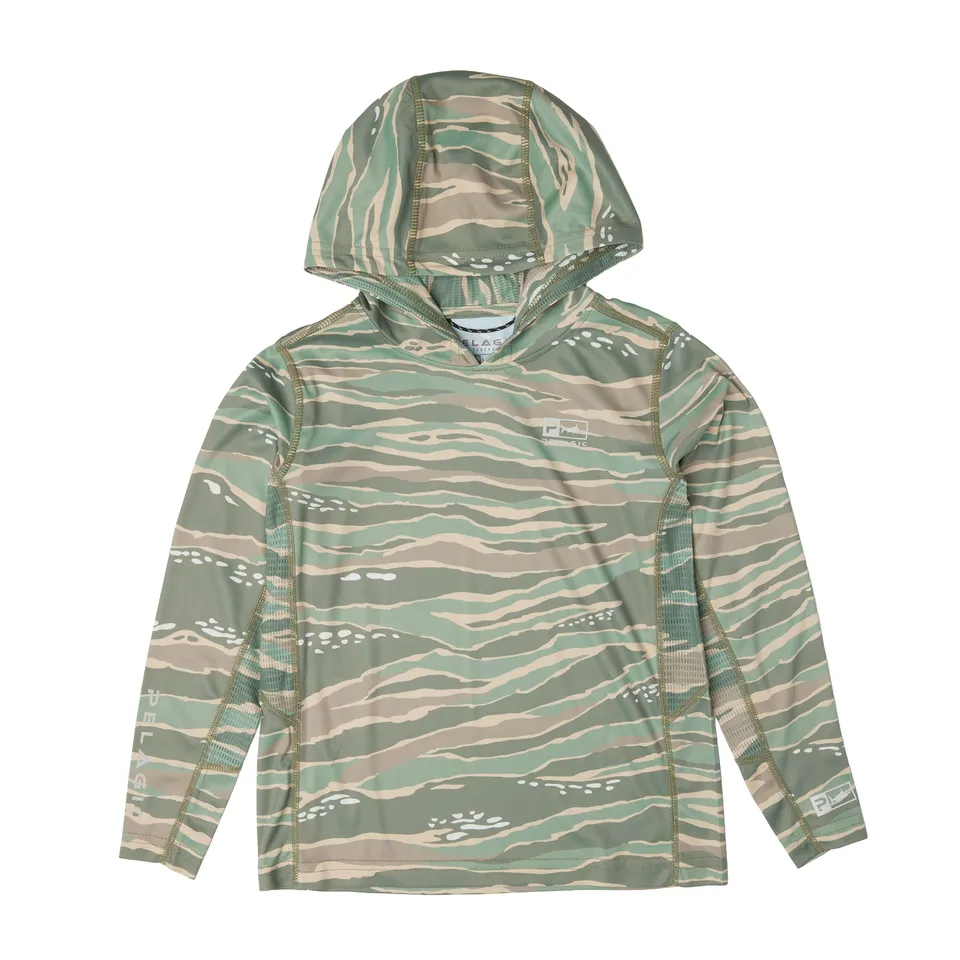 Pelagic Vaportek Kid's maglia bambino manica lunga mangrove