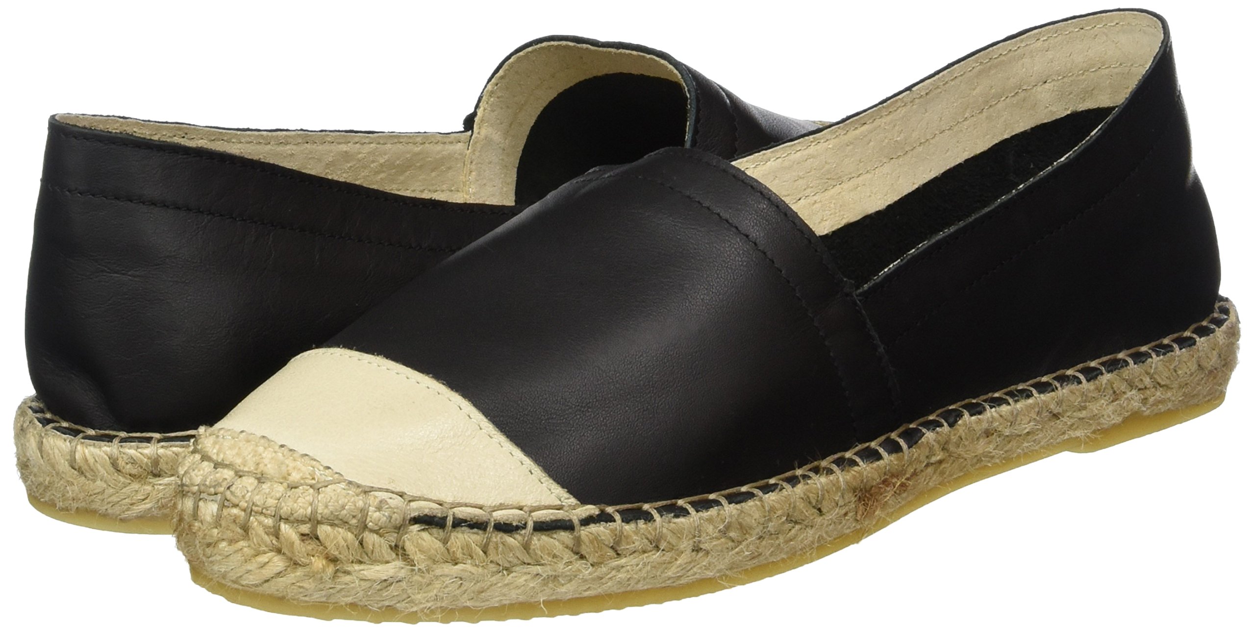 Pieces Pskatie espadrillas donna nero crema 41