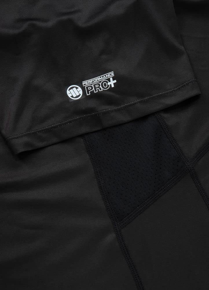 Pit Bull West Coast Mesh Performance Pro Plus t-shirt nera XL traspirante