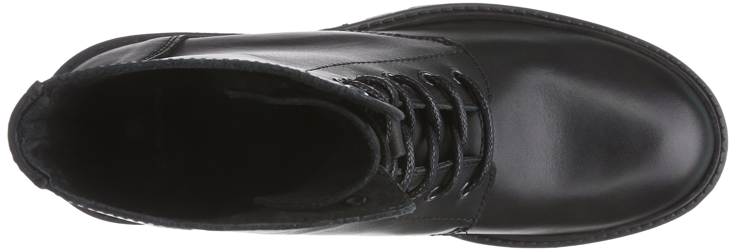 Pieces Psuda Lacci stivali donna nero 36 pelle