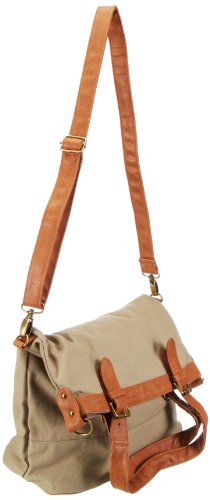 Pieces Gytas Canvas Net tracolla donna beige