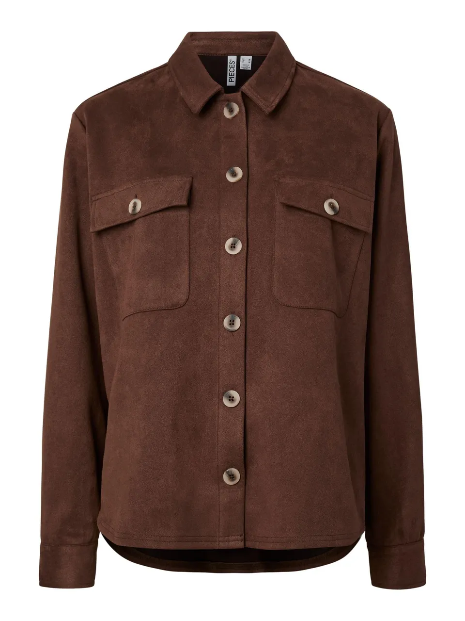Pieces Pcrakel shacket donna XS chicory cotone