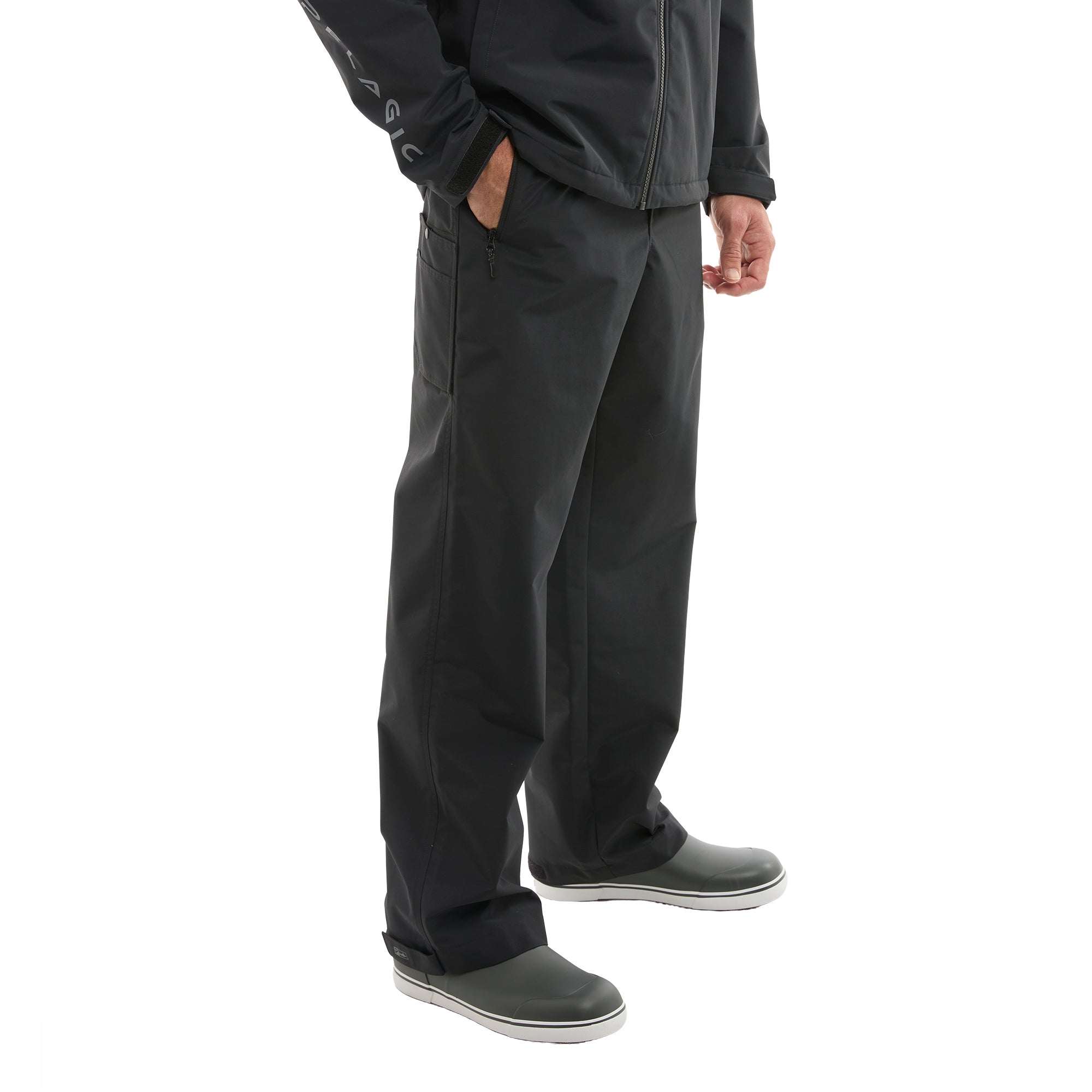 Pelagic Hurricane pantaloni antipioggia uomo neri nylon