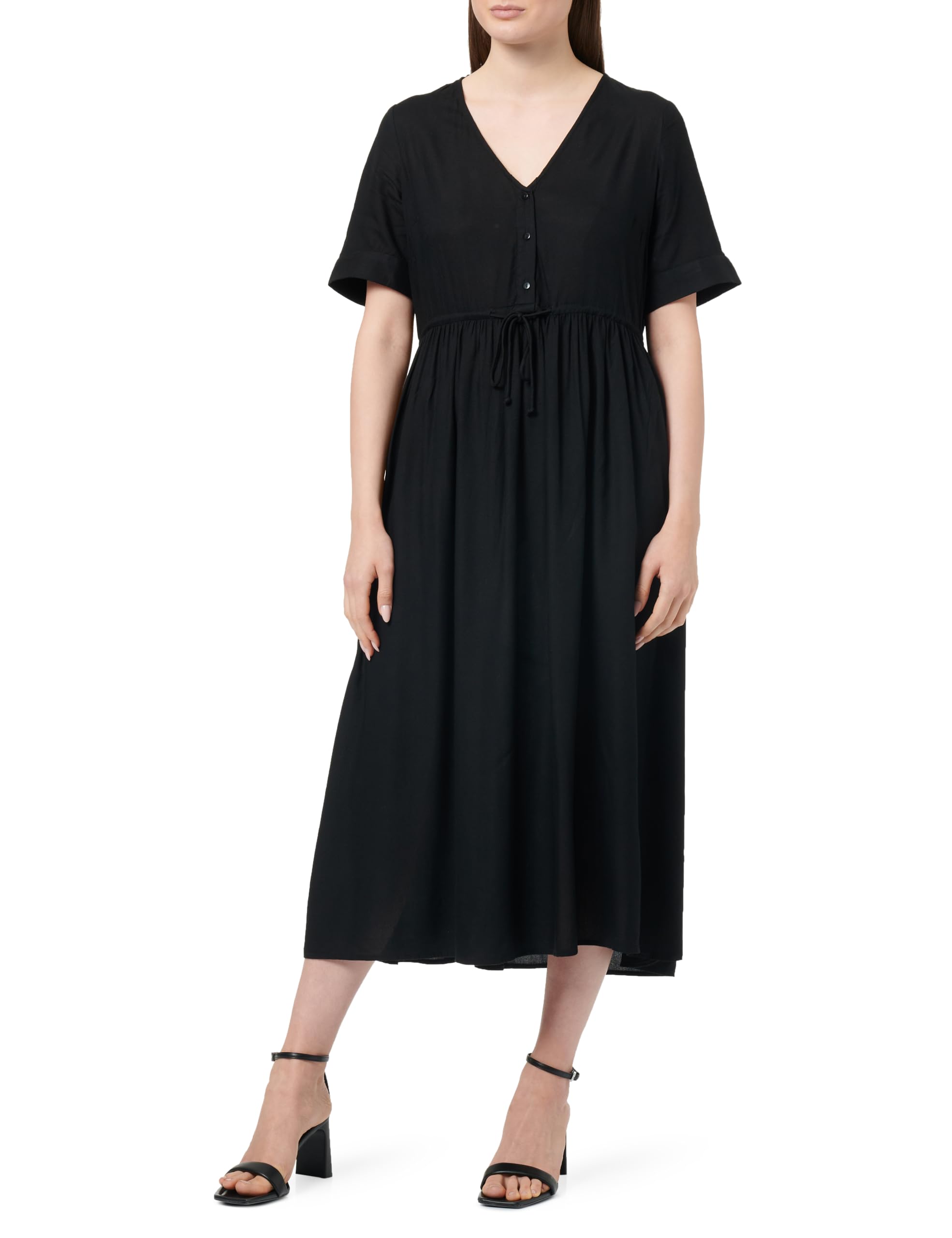 Pieces Pctala SS String Tie Midi Dress Noos BC vestito