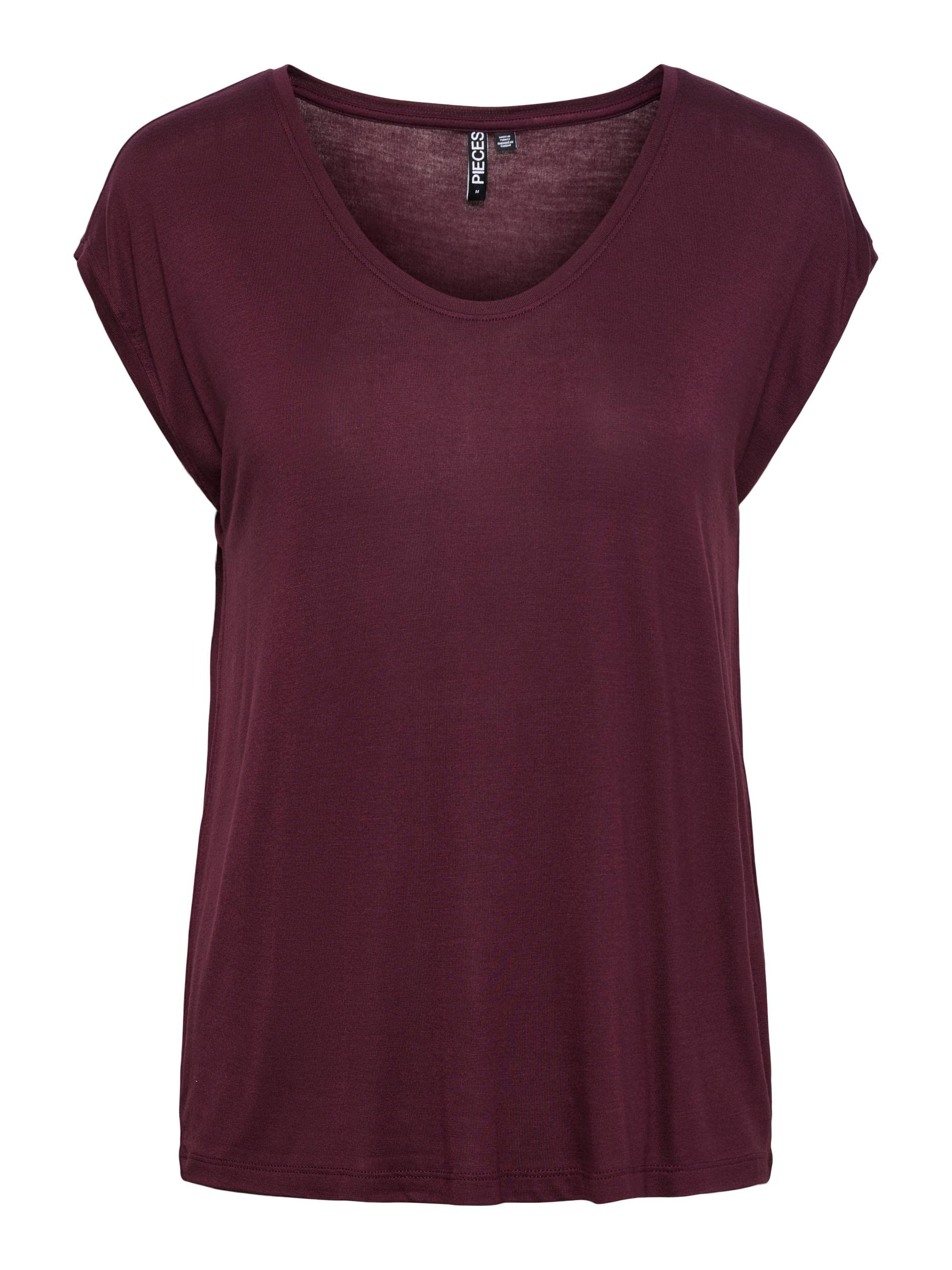 Pieces Pcbillo Tee Solid Noos t-shirt donna tinta unita