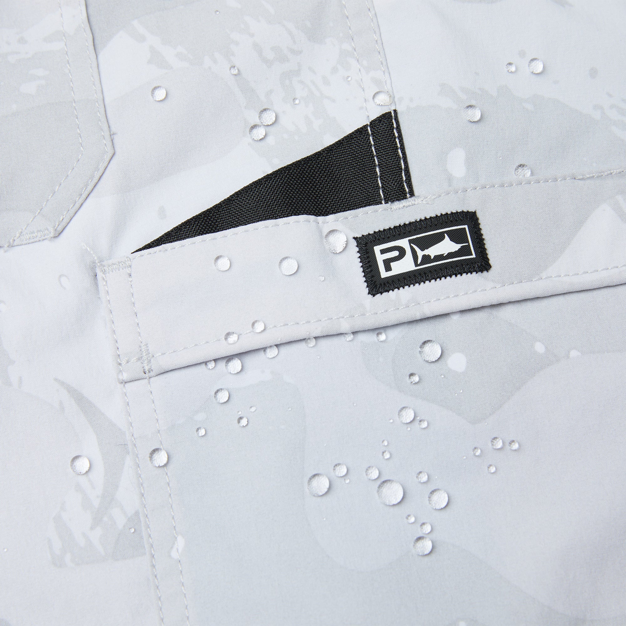 Pelagic Madeira Cargo pantaloncini mimetico grigio stretch